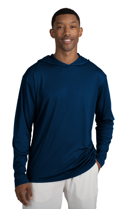 BG7310 Adult Long Sleeve Hooded Tee