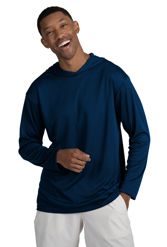 BG7310 Adult Long Sleeve Hooded Tee