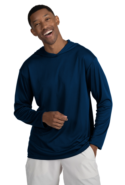 BG7310 Adult Long Sleeve Hooded Tee