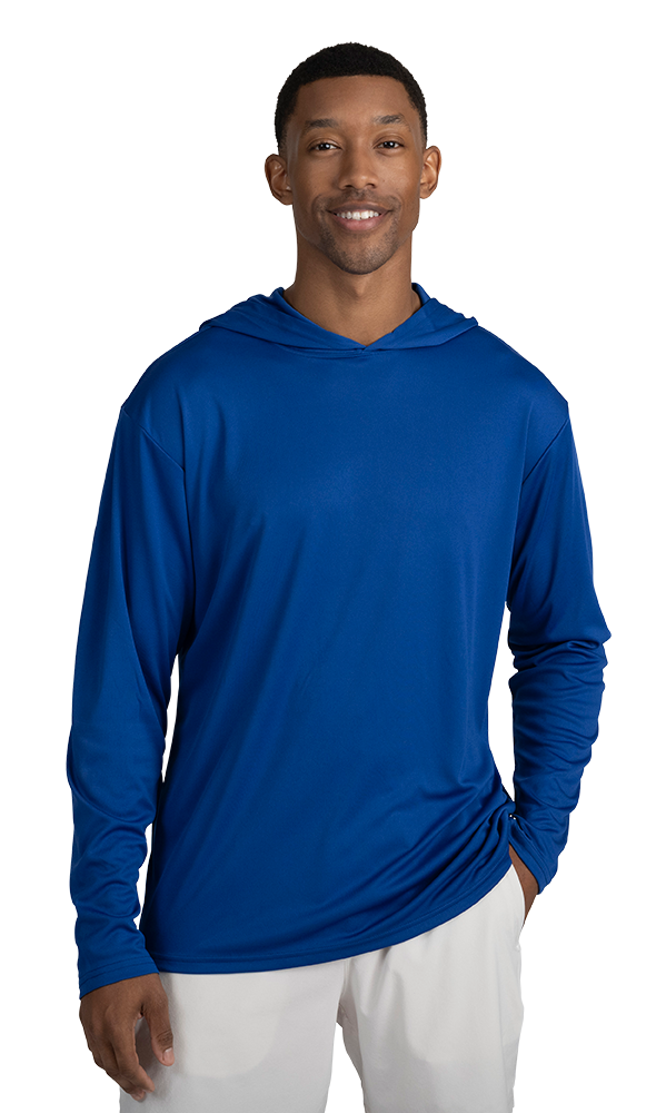 BG7310 Adult Long Sleeve Hooded Tee