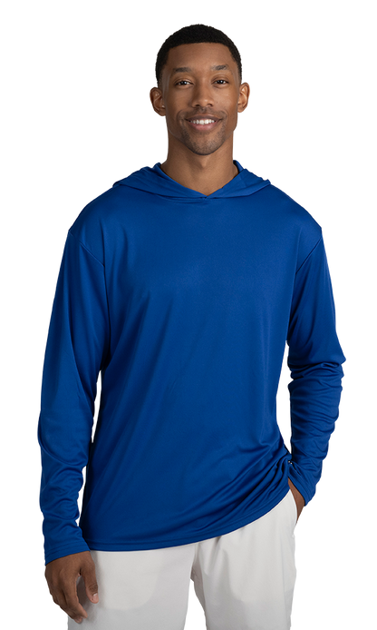 BG7310 Adult Long Sleeve Hooded Tee