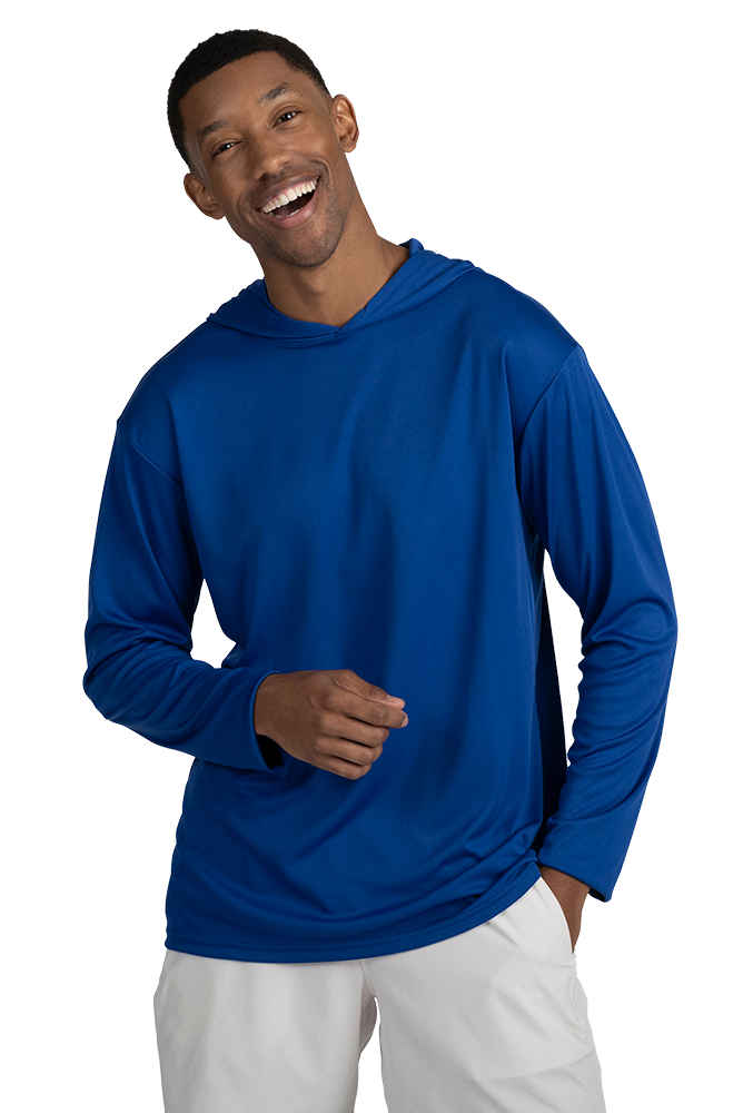 BG7310 Adult Long Sleeve Hooded Tee