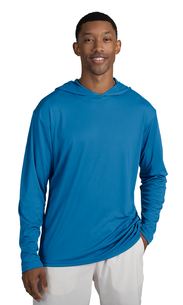 BG7310 Adult Long Sleeve Hooded Tee