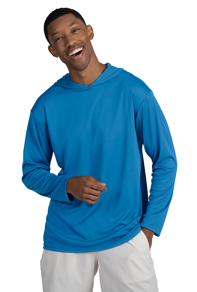 BG7310 Adult Long Sleeve Hooded Tee