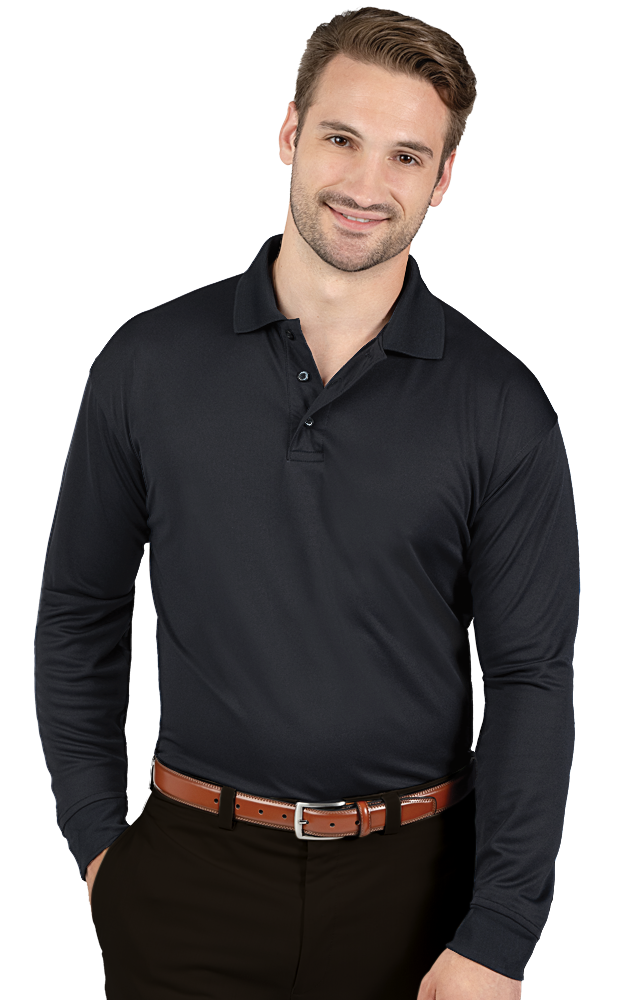 BG7602 Adult Avenger Long Sleeve Polo