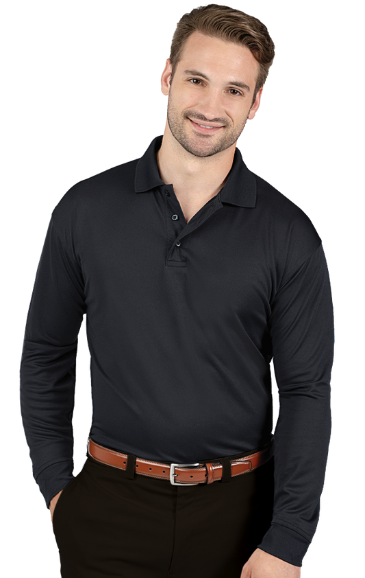 BG7602 Adult Avenger Long Sleeve Polo