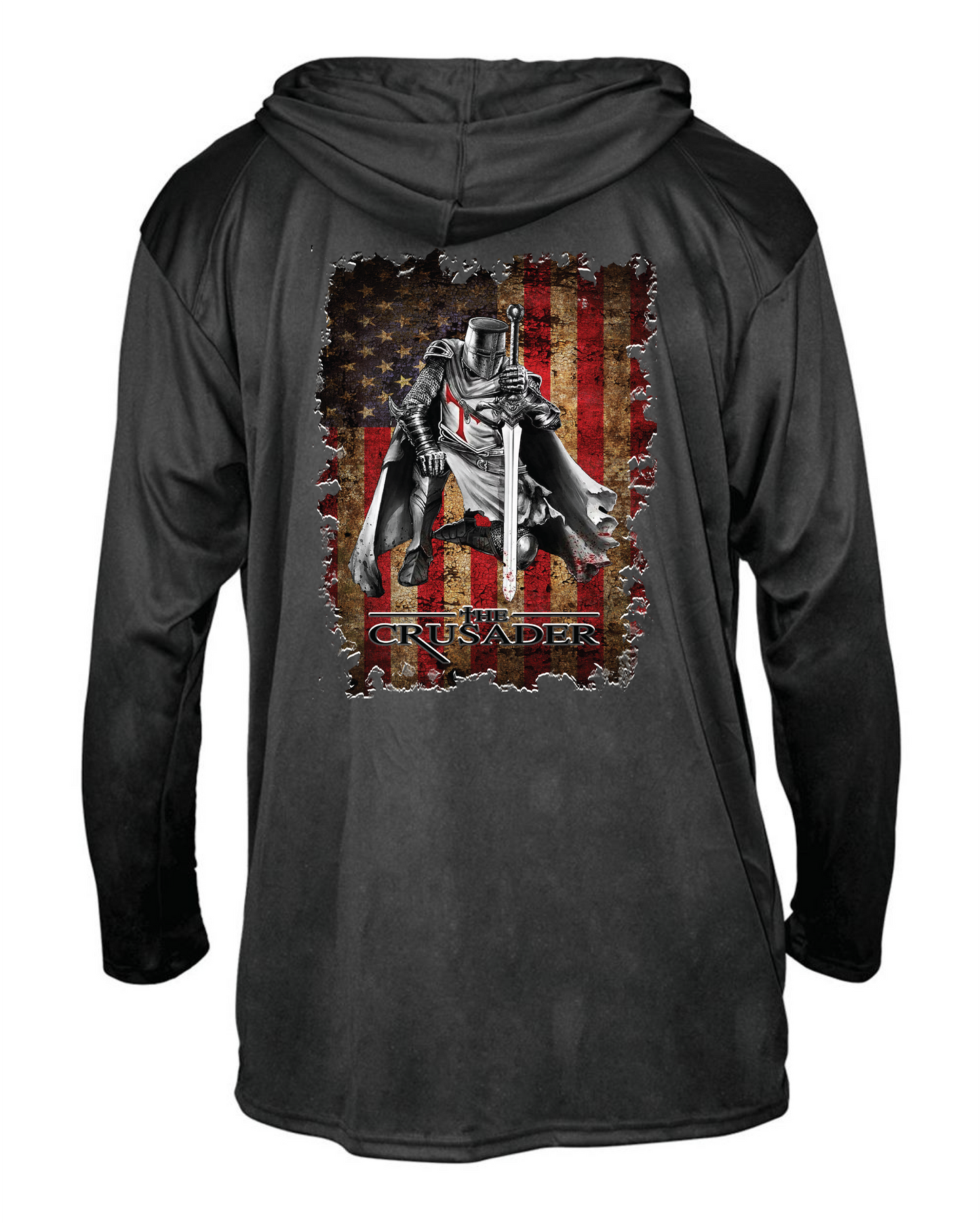 Crusader Badger 4105 - Long-Sleeve Performance Hooded Tee