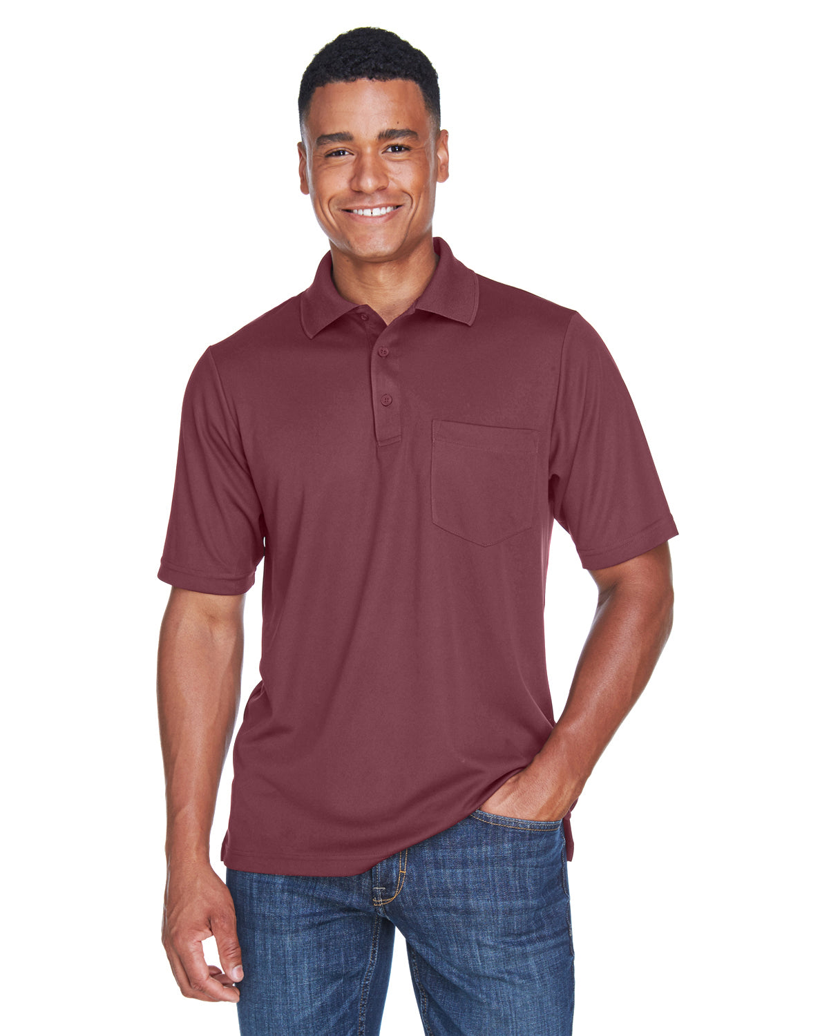 CORE365 88181P Men's Origin Performance Piqué Polo with Pocket