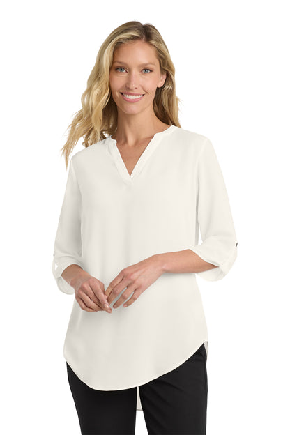LW701  Port Authority® Women's 3/4-Sleeve Tunic Blouse