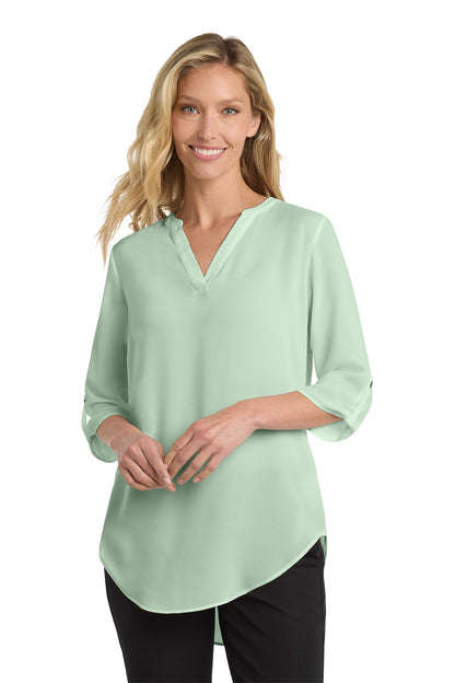 LW701  Port Authority® Women's 3/4-Sleeve Tunic Blouse