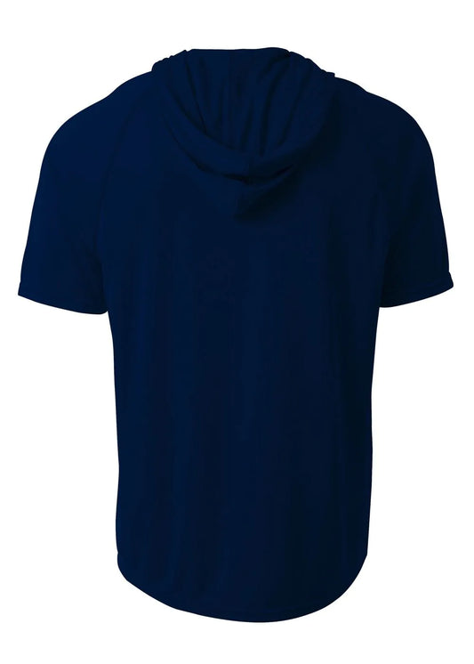 MA Patriots Baseball - Cooling Performance Short Sleeve Hooded Tee