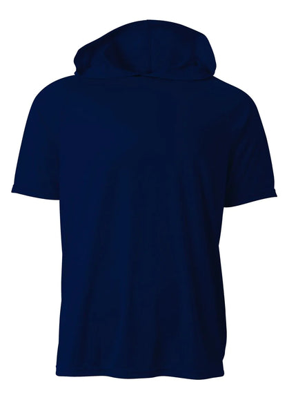 MA Patriots Baseball - Cooling Performance Short Sleeve Hooded Tee