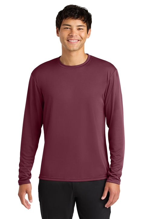 A4 N3165 Cooling Performance Long Sleeve Tee - Cardinal