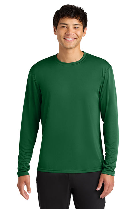 A4 N3165 Cooling Performance Long Sleeve Tee - Forest