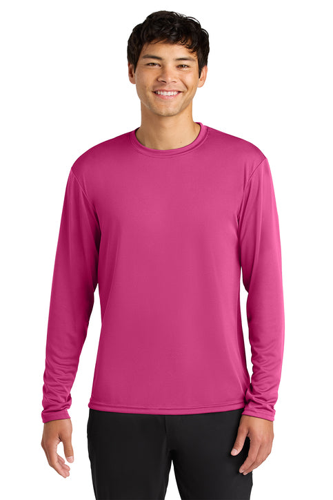 A4 N3165 Cooling Performance Long Sleeve Tee - Fuchsia