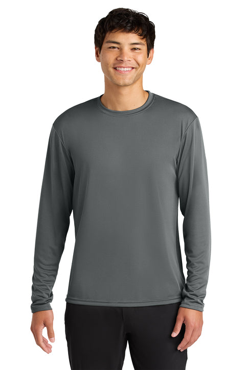A4 N3165 Cooling Performance Long Sleeve Tee - Graphite