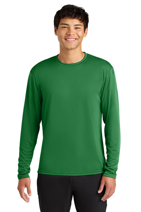 A4 N3165 Cooling Performance Long Sleeve Tee - Kelly
