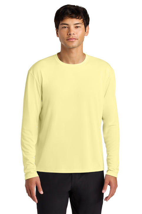 A4 N3165 Cooling Performance Long Sleeve Tee - Light Yellow