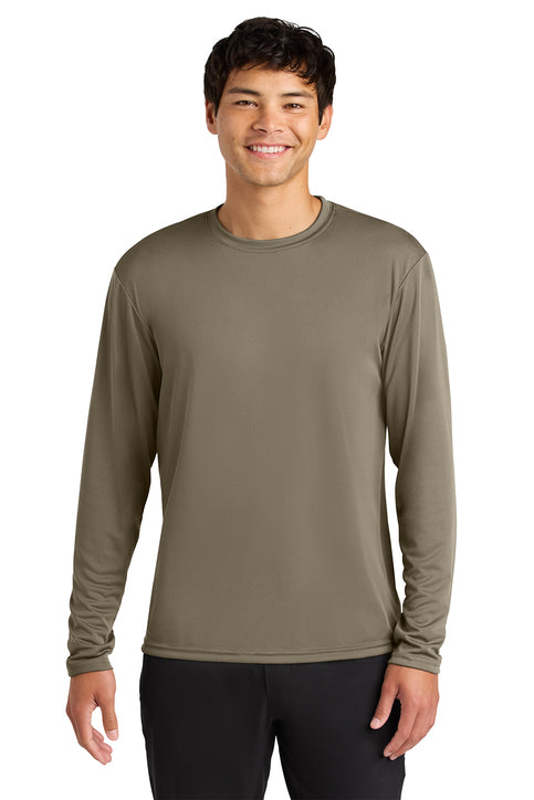 A4 N3165 Cooling Performance Long Sleeve Tee - Olive