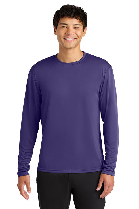 A4 N3165 Cooling Performance Long Sleeve Tee - Purple