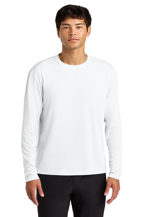 A4 N3165 Cooling Performance Long Sleeve Tee - White