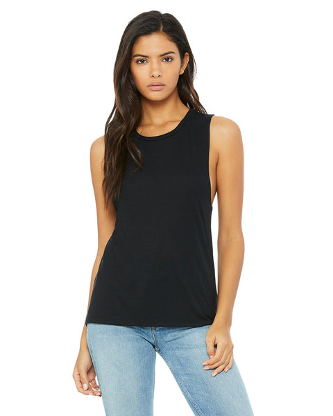 Bella + Canvas B8803 Women's Flowy Scoop Muscle Tank