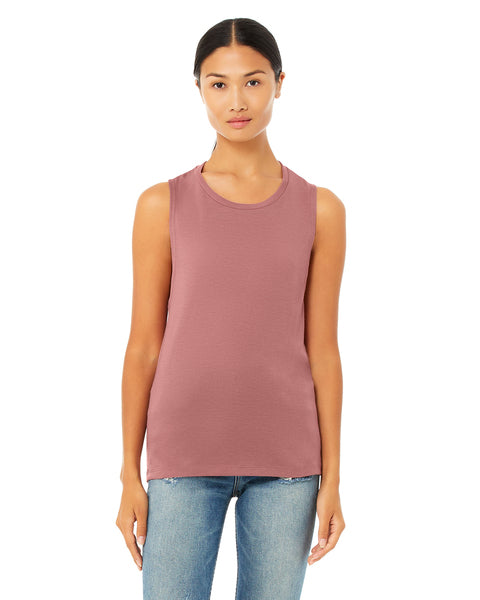 Bella + Canvas B8803 Women's Flowy Scoop Muscle Tank