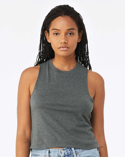 Bella + Canvas 6682 Women's Racerback Cropped Tank