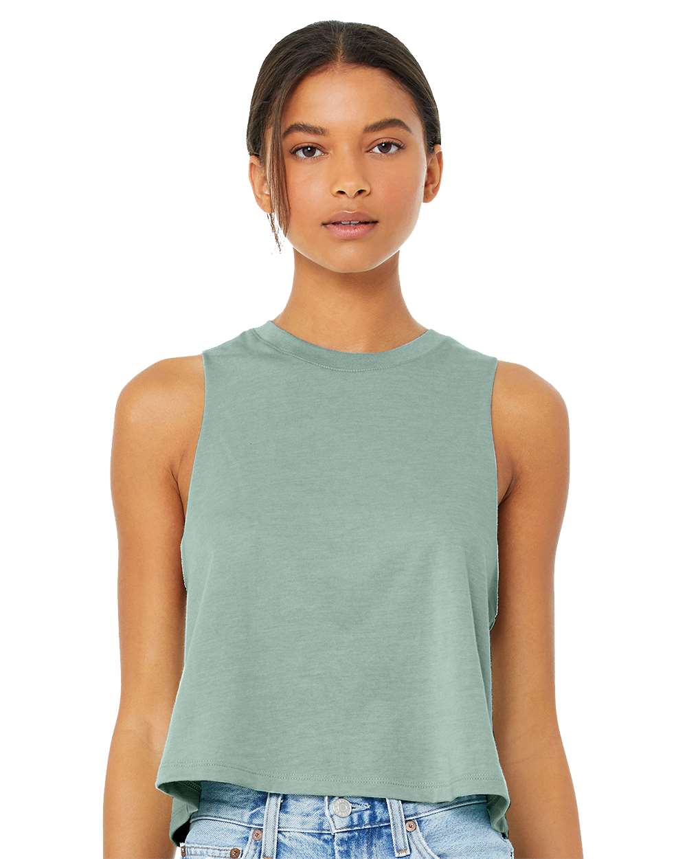 Bella + Canvas 6682 Women's Racerback Cropped Tank