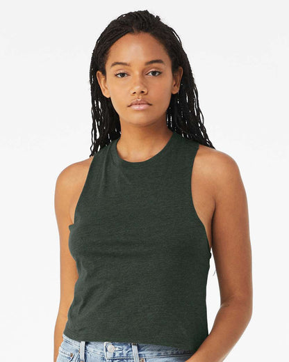 Bella + Canvas 6682 Women's Racerback Cropped Tank