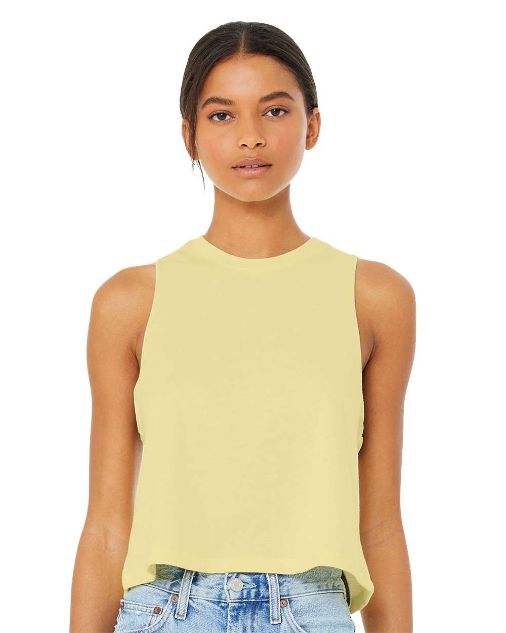 Bella + Canvas 6682 Women's Racerback Cropped Tank