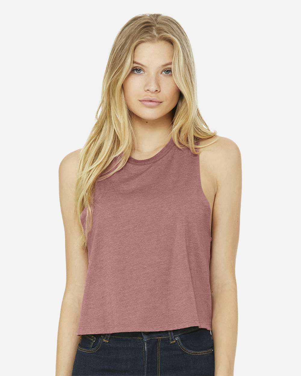 Bella + Canvas 6682 Women's Racerback Cropped Tank