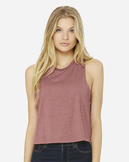 Bella + Canvas 6682 Women's Racerback Cropped Tank