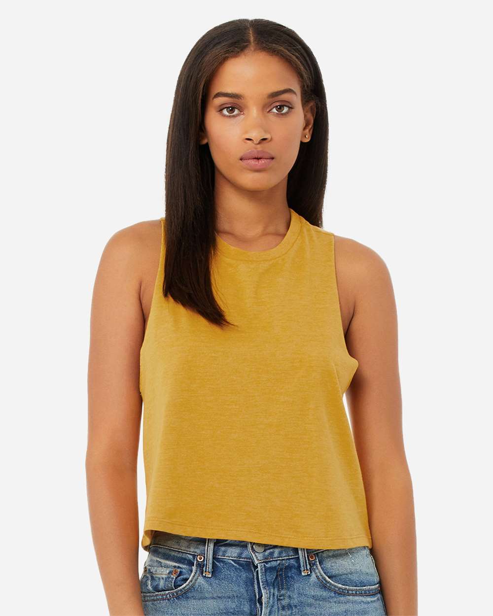 Bella + Canvas 6682 Women's Racerback Cropped Tank