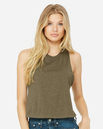Bella + Canvas 6682 Women's Racerback Cropped Tank