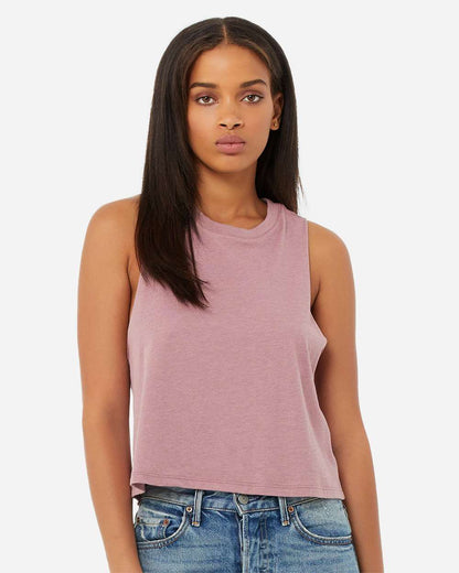 Bella + Canvas 6682 Women's Racerback Cropped Tank