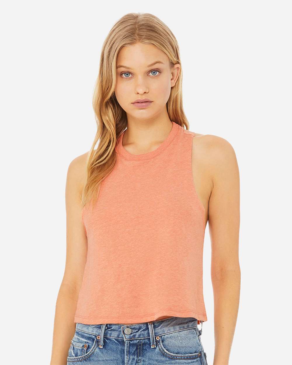 Bella + Canvas 6682 Women's Racerback Cropped Tank
