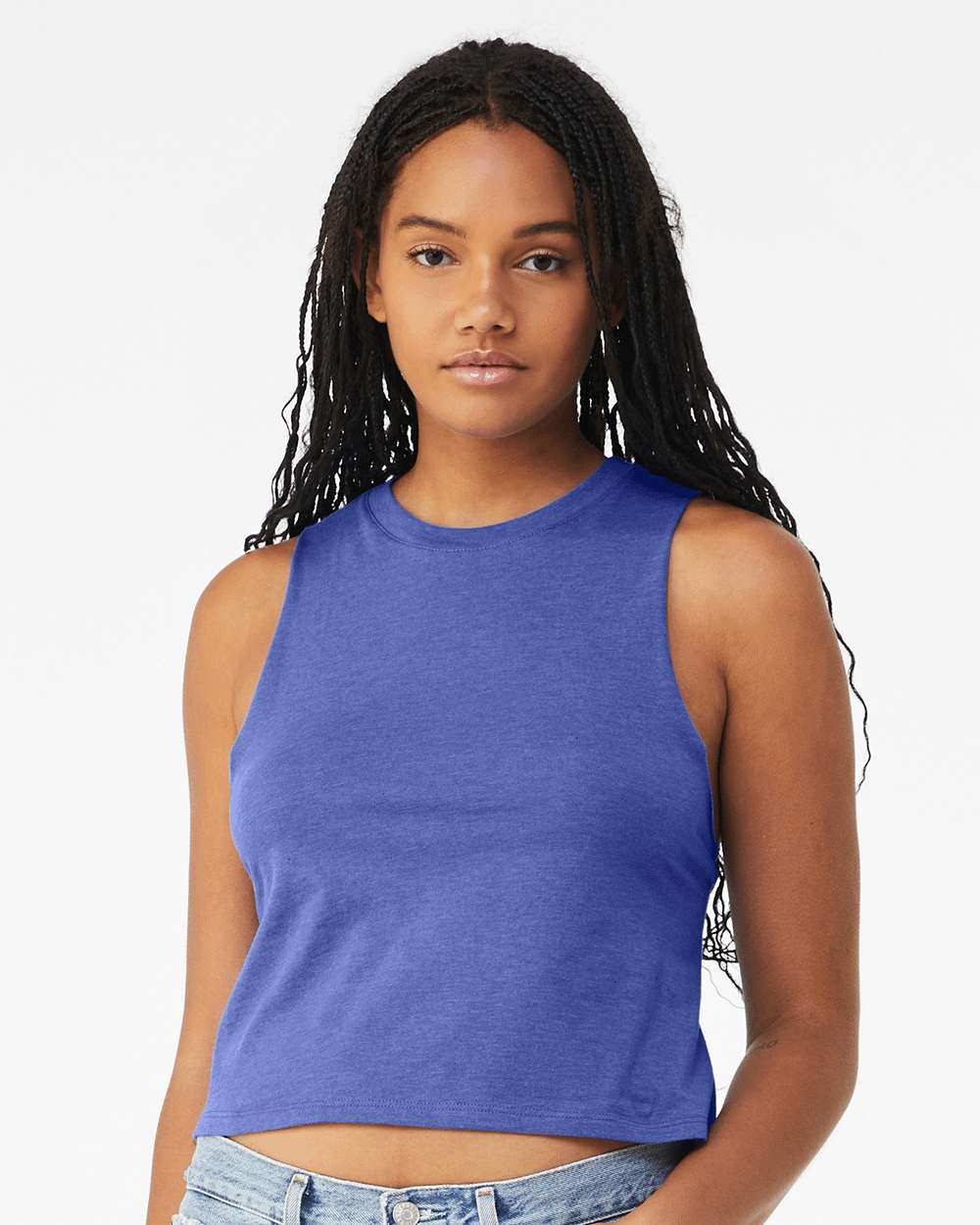 Bella + Canvas 6682 Women's Racerback Cropped Tank