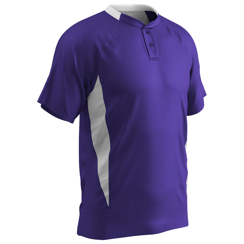 Champro Youth Stock Two-Button Placket Baseball/Softball Jersey