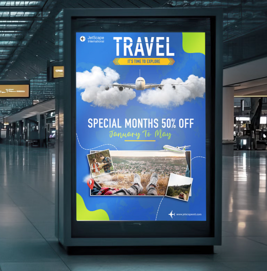 Backlit vinyl - Orajet Clear - per square foot