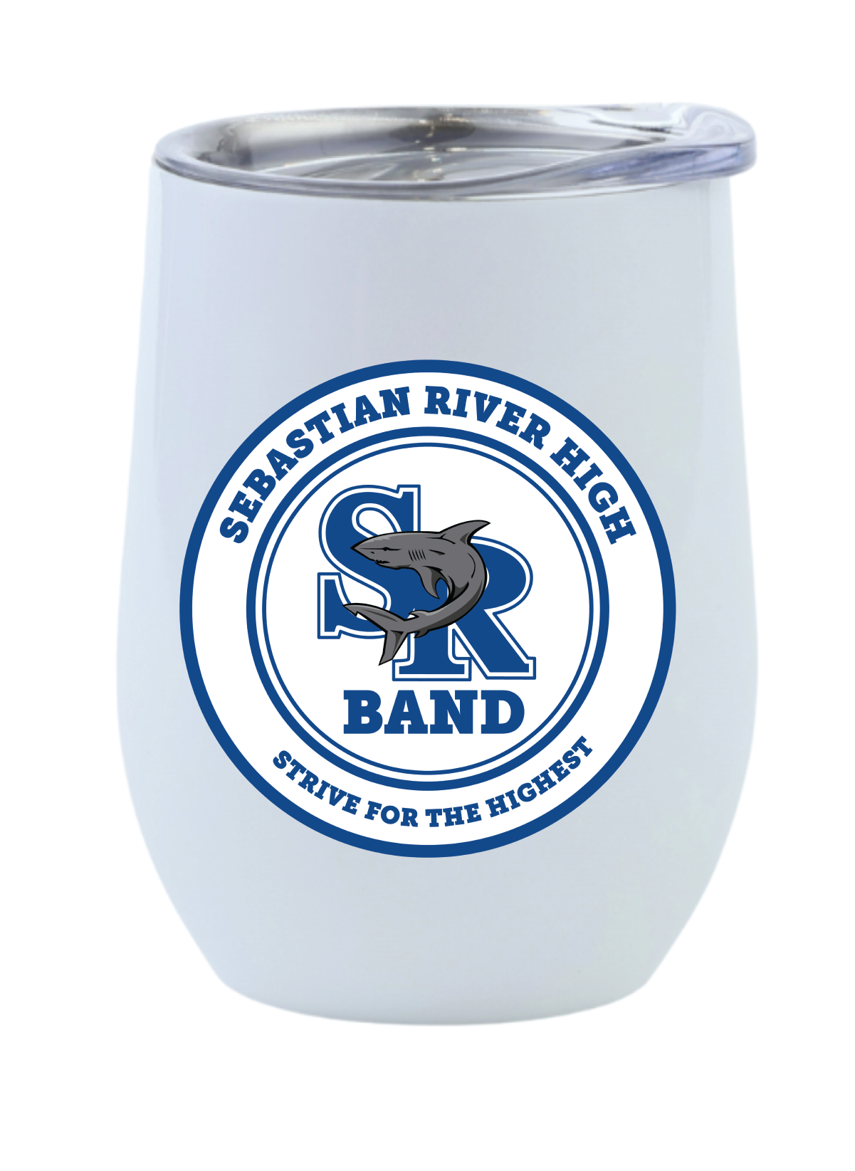 SRHS-Band 12oz Goblet Tumbler