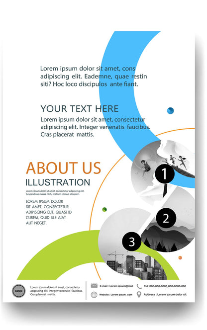 Brochure Tri-Fold / Letter-Fold 8.5" x 11"