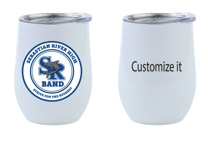 SRHS-Band 12oz Goblet Tumbler