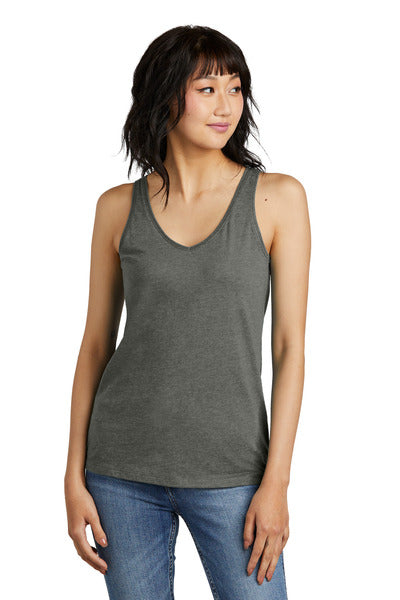 District DT154 Women's Perfect Blend ® CVC V-Neck Tank