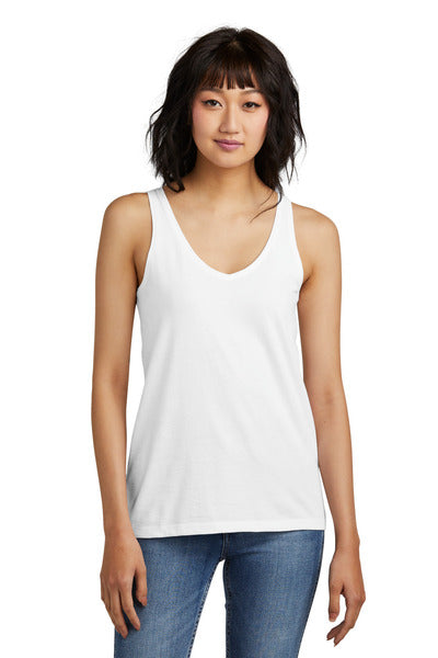 District DT154 Women's Perfect Blend ® CVC V-Neck Tank