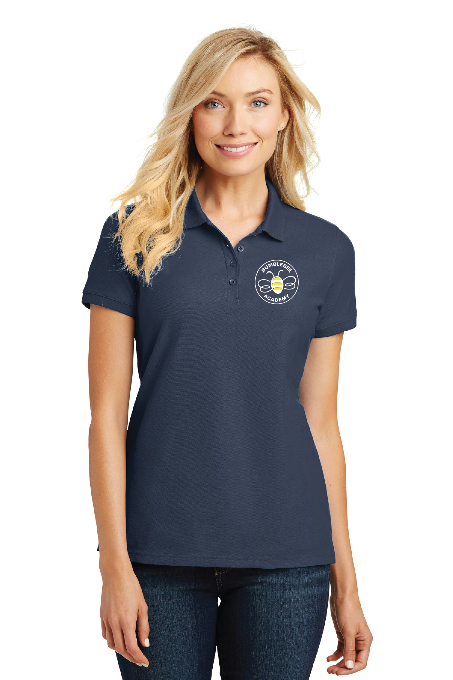 Bumblebee Academy Women's Fitted Polo (IQR)