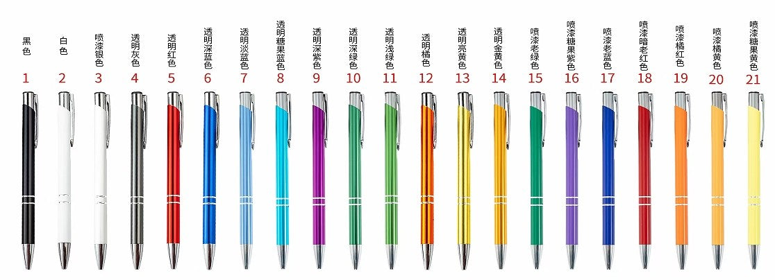 Flat Top Metal Pen