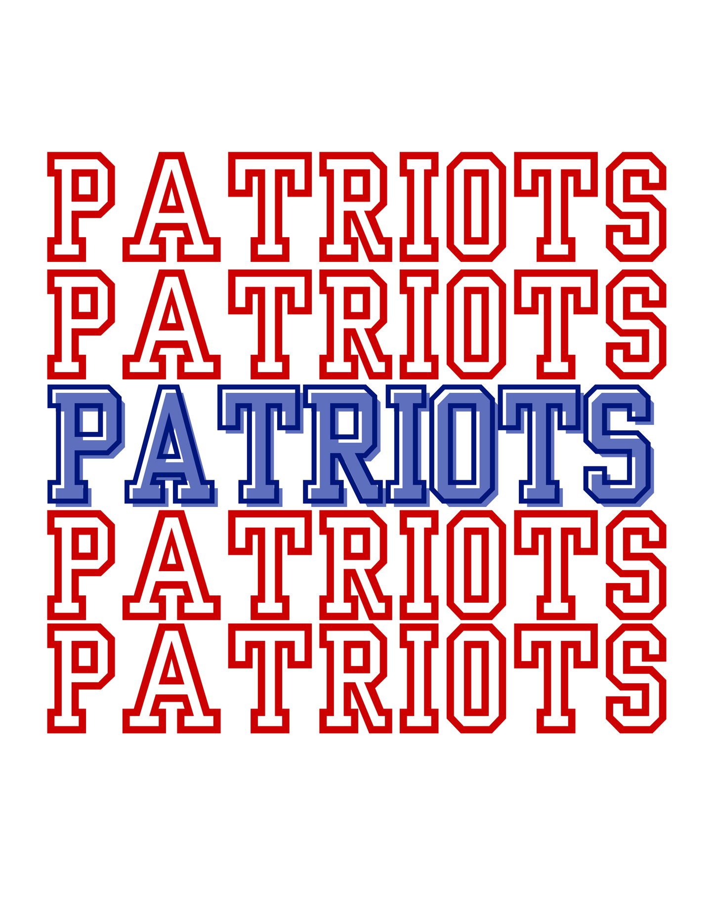 MA Patriots - Next Level Unisex CVC T-Shirt