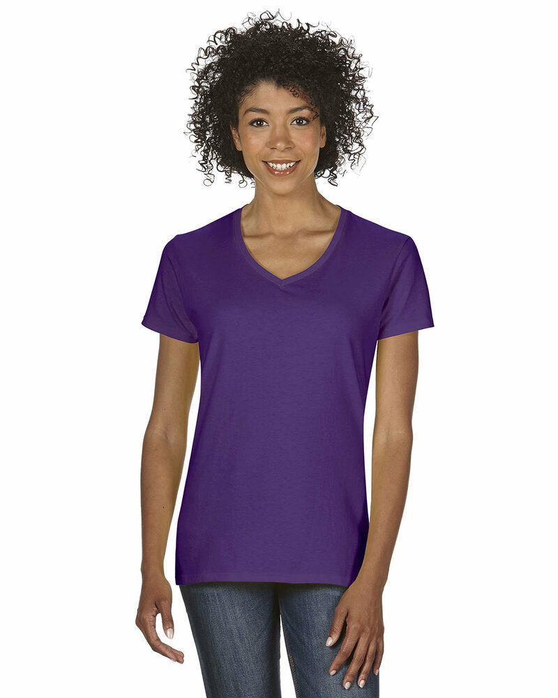 Gildan G500VL Ladies Heavy Cotton ™ 100% Cotton V-Neck T-Shirt