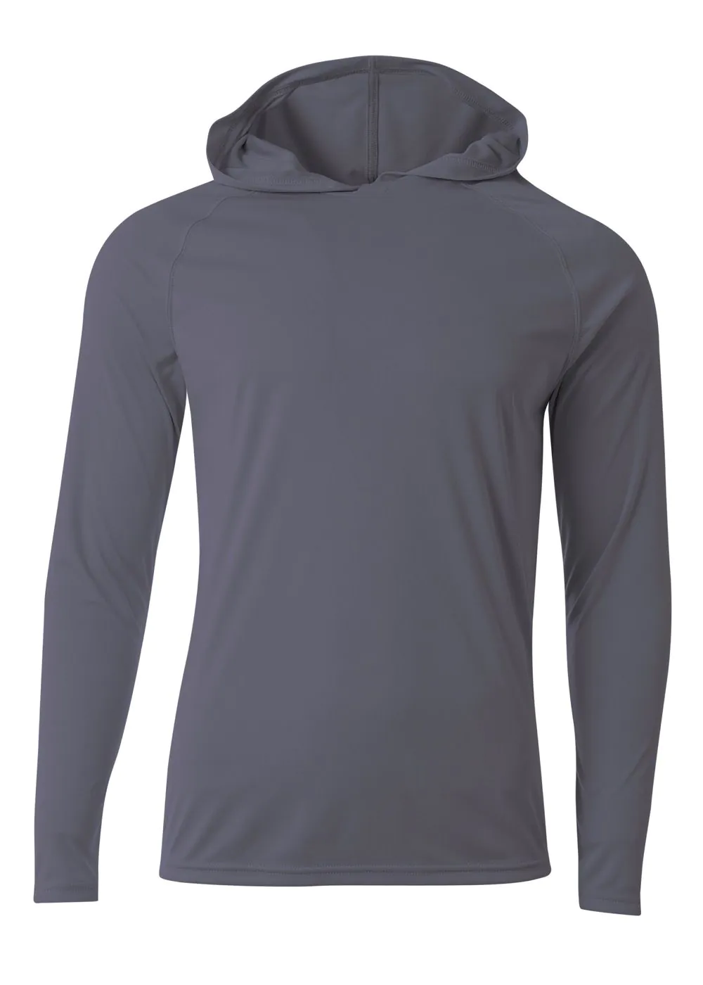 A4 N3409 Cooling LS Hooded T-Shirt